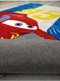 Resim Disney Halı Çocuk Odası Halısı D144Mcqueen Arabalı Halı 140X200 Çok Renkli 