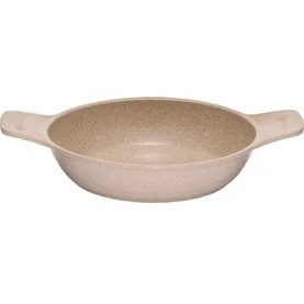 Resim Döküm Güveç Sahan Seti, Kendinden Saplı, 3 Parça, Vizon, 18-20-22CM 