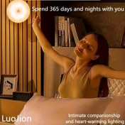 Resim Akıllı Hareket Sensörü LED Gece Lambası - Dinamik Dolap Lambası, Koridorlar, Dolaplar, Yatak Odaları, Yatak Tanesi için Uygun - Merdiven Lambası Her Yerde Yapıştırılabilir. 