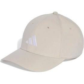 Resim Adidas New Logo Embroidered Bej Beyzbol Şapkası 