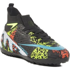 Resim Siyah Sarı Unisex Halı Saha Ayakkabısı Air 600 G Siyah-f.sarı Siyah - Sarı 