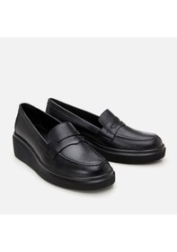 Resim Hotiç Hakiki Deri Siyah Kadın Loafer 01ayh306660a100 Siyah-black Siyah 