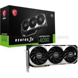 Resim MSI GeForce RTX 4090 Ventus 3X 24G OC 24 GB GDDR6X 384 Bit Gaming Ekran Kartı 