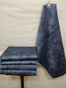 Resim Süngerli Koltuk Çekyat Örtüsü Damar Desenli Lacivert 