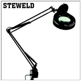 Resim Steweld 8064-1cp 3d Esd Floresanl Işıklı Masa Mengeneli Büyüteç 