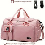 Resim Maxaccess Pembe Kadın Çok Amaçlı Seyahat Ve Fitness Sırt Çantası Islak Kuru Bölmeli Pembe 