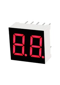 Resim 0.56 İnç 2 Basamaklı Kırmızı Anot 7 Segment Gösterge- 5 Adet 