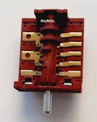 Resim Ventino Komutatörü 6 Konum , Ankastre Fırın Kademe Şalter 6 + Off 