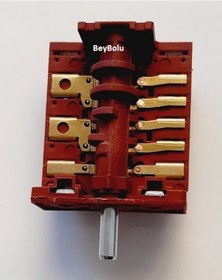 Resim Ventino Komutatörü 6 Konum , Ankastre Fırın Kademe Şalter 6 + Off 