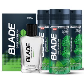 Resim Blade Green Dream Edt Erkek Parfüm 70 ml & Deodorant 3x150 ml 