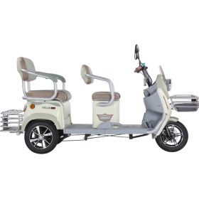 Resim Arora Felix New Elektrikli 3 Tekerlekli Moped Geniş Koltuk 