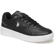 Resim U.S. Polo Assn. Siyah Erkek Sneaker LEE 3FX U.S. Polo Assn.