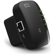 Resim Yaozixa 300mbps Wi-fi Güçlendirici - Sinyal Genişletici, Kablosuz Ağ, Wps, Ap Modu, Eu Şarj Aleti, Siyah 
