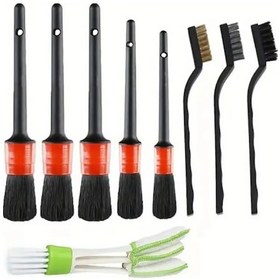 Resim Mucit Home Oto Detay Fırça Seti Araba İçi Dışı Ve Klima Temizleme İçin Farklı Ebatlar 