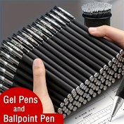 Resim 30 adet 0.5mm Mat Bitişli Tükenmez Kalem, GP380 Premium Mürekkep Tükenmez Kalemler, Pürüzsüz Yazma Performansı ile İş İmzaları, Öğrenci Sınavları ve Çalışma Durumları için Uygun 