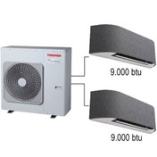 Resim Toshiba 2M Haori Multi Klima 9.000+9000 BTU/h 