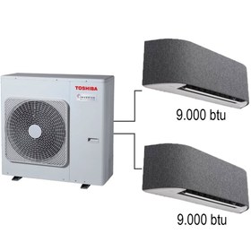 Resim Toshiba 2M Haori Multi Klima 9.000+9000 BTU/h 