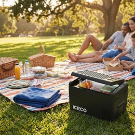 Resim Iceco MCD25B 12/24 Volt 25 Litre Kompresörlü Oto Buzdolabı Dondurucu - Buz Kaseti 