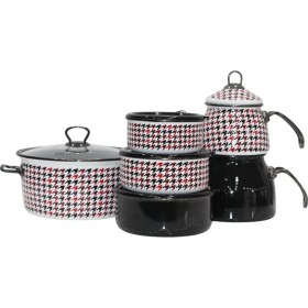 Resim Pr Home Forte Black Çeyiz Seti Çaydanlık - Kızartma Tenceresi - Saklama Kabı 