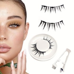 Resim 1 Çift Manyetik Takma Kirpik - Doğal Kedi Gözü Görünümü, Kolay Uygulama için Manyetik Kapak, Yeniden Kullanılabilir & Hafif (0.05mm) - Günlük ve Özel Günler İçin, Başlangıç Seviyesi Dostu, Geliştirilmiş Paketleme ile Manyetik Kirpikler, Cateye Stili Kirpikler, Kolay Uygulanır 