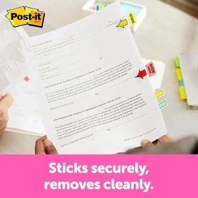 Resim "sign And Date" Bayrakları, 200/MASA Kavrama Dispenseri, 1 Dispenser/paket, 1 "geniş, Parlak Yeşil (680-HVSD) 