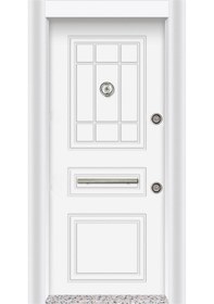 Resim MONO ÇELİK KAPI MN-1833 SOL Daire Giriş Kapısı, Çelik Kapı 