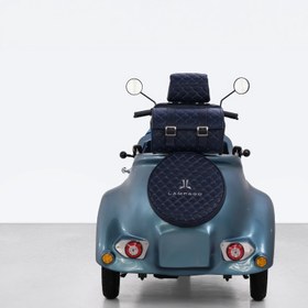Resim Elektrikli Moped | Ocean Blue - Kurşun Asit - 60V 22 Ah 