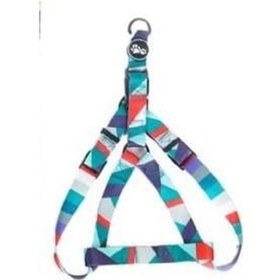 Resim Ally Paws Geometrik Köpek Göğüs Tasması Göğüs: 30 Cm X 60 Cm Çok Renkli 