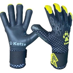 Resim Katze Eagle Kaleci Eldiveni Siyah Sarı Siyah - Sarı 