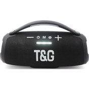 Resim Skygo USB Sd Kart Girişli Fm Radyolu Bluetoothlu Ledli Müzik Kutusu Hoparlör TG418 