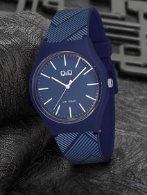 Resim Q&Q Su Geçirmez Silikon Kordonlu Unisex Kol Saati 