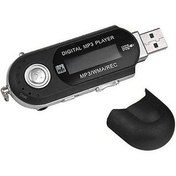 Resim 8 Gb Usb 2.0 Mini Lcd Flash Sürücü Mp3 Müzik Çalar Fm Radyo (Siyah) (Yurt Dışından) 