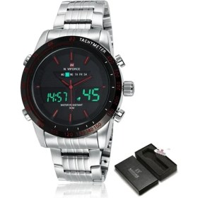 Resim Hanyang Sbr-Box Lüks Marka Navıforce Erkekler Moda Spor Saatler Erkek Kuvars Dijital Analog Saat Adam Tam Çelik Kol Saati Relogio Masculino (Yurt Dışından) 