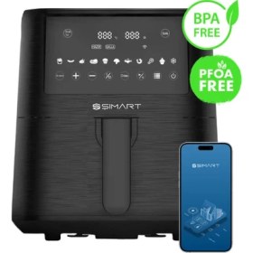 Resim Akıllı Airfryer XXL 7.2L Kapasite ve Çoklu Pişirme Fonksiyonu 