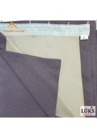 Resim Lüks Mor Blackout Keten Karartma Pilesiz Fon Perde -Modern House Mor 