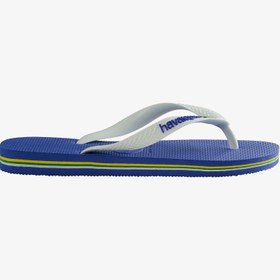 Resim Havaianas Brasil Logo Turquois Unisex Mavi Terlik 