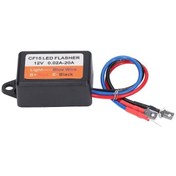Resim Fortunelane 12v Araba Led Fuar Flş Strob Kontrolörü - Otomatik Flaş Modülü, 0.02-20a Akım, Su Geçirmez Röle, 45-75 Hz Frekans 