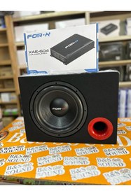 Resim FORX5 FORX BAS 1200 WAT 300 RMS SUBWOFER FORX 112S MODEL FORX 600.4 STEREO ANFİ 