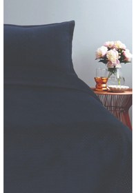 Resim Zebra Casa Scala Lacivert Çift Kişilik Yatak Örtüsü Seti Lacivert 