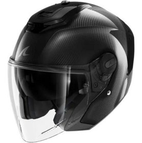 Resim Shark Rs Jet Carbon Skın Açık Motosiklet Kask 