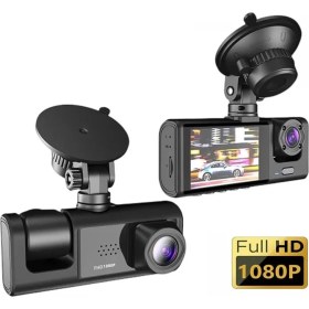 Resim Eco Lounge DV300 Yeni 3 Kameralı Araç Içi Kayıt Kamerası Trafik Recorder 2 Inç IPS Ekran Full Hd 1080P 