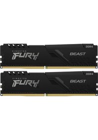 Resim Kingston Fury Beast KF432C16BBK2/32 32 GB (2x16) DDR4 3200 MHz CL16 Ram 