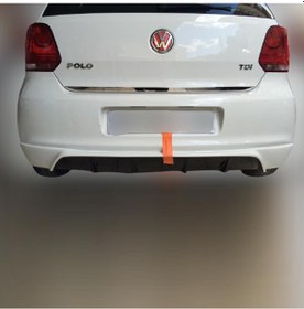 Resim Volkswagen Polo Difüzörlü Arka Tampon Eki 2009-2014 Model Arası 