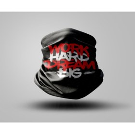 Resim Buffalo Yazı Tasarımlı Motorcu Buff Maske Outdoor Boyunluk Unisex Bandana 