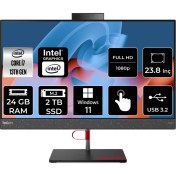 Resim Lenovo Thinkcentre Neo 50A Intel Core I7 13700H 24GB 2tb SSD 23.8" Fhd W11H Multi-Touch All In One Bilgisayar 12K9004CTRP354 