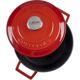 Resim Yuvarlak Tencere Ç24 Folk Kırmızı .lvytc24k1r Kırmızı 