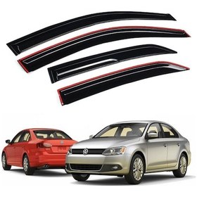 Resim Volkswagen Jetta 2011-2018 Mugen Tip Cam Rüzgarlığı 