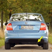 Resim Vass41 Skoda Rapid 2012-2020 Arka Çekme Kancası Kapağı Çeki Demiri Kapak Oem 5JH803663 