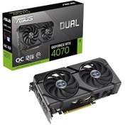 Resim Asus NVIDIA GeForce RTX 4070 Dual Evo OC DUAL-RTX4070-O12G-EVO 12 GB GDDR6X 192 Bit Ekran Kartı 