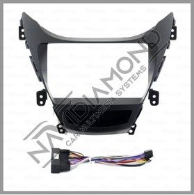 Resim NAVİDİAMOND ÖZER ELEKTRONİK HYUNDAİ ELANTRA 2009-2012 ANDROİD TEYP ÇERÇEVE (9 INCH) - SOKET 